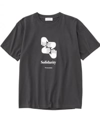 【POET MEETS DUBWISE（ポエトミーツダブワイズ） 】SOLIDARITY T-Shirt　-SUMI
