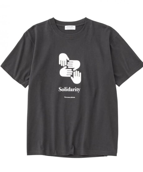 【POET MEETS DUBWISE（ポエトミーツダブワイズ） 】SOLIDARITY T-Shirt　-SUMI