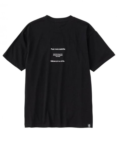 【POET MEETS DUBWISE（ポエトミーツダブワイズ） 】KJLW COLLAGE 02 T-shirt　−BLACK