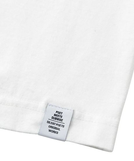 【POET MEETS DUBWISE（ポエトミーツダブワイズ） 】BLACK ALLEYS OF MEXICO T-Shirt　−WHITE