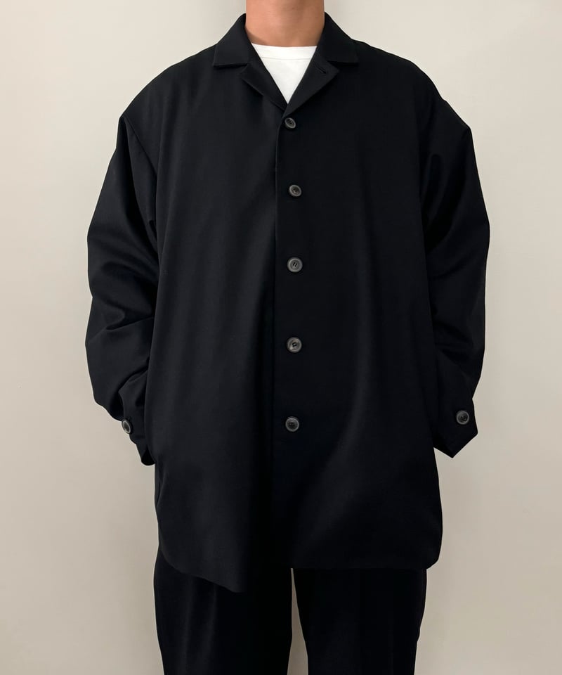 YOKO SAKAMOTO SUIT JACKET - RE BLACK - PURAS - ジャケット・アウター