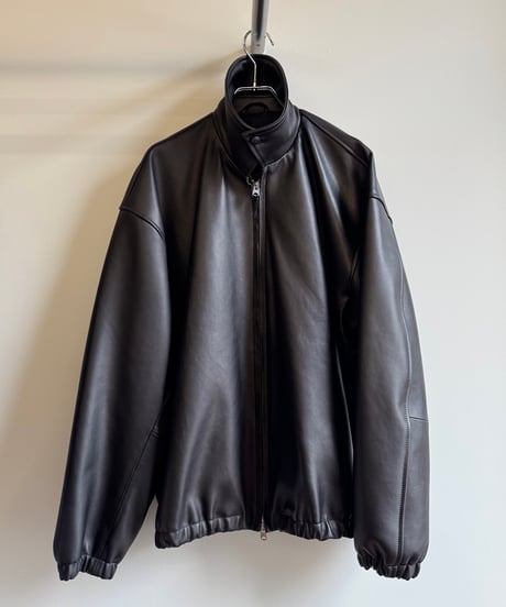 【YOKO SAKAMOTO（ヨーコサカモト）】ZIP BLOUSON -BLACK（ HIMALAYAN SHEEP）