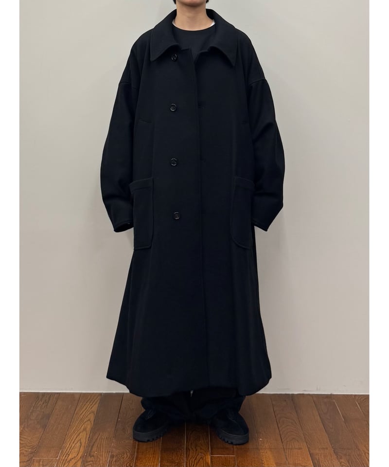 VOAAOV （ヴォアーブ）】/ WOOL LONG COAT TADAYOI -BLACK