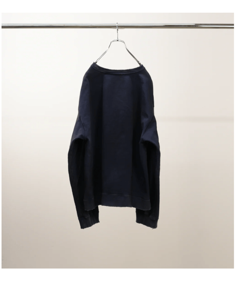 ANCELLM（アンセルム）】BRIDGE SWEAT SHIRT -NAVY | tadayoi