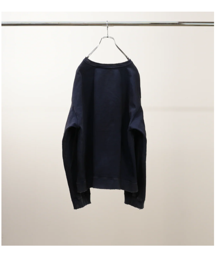 ANCELLM（アンセルム）】BRIDGE SWEAT SHIRT -NAVY | tadayoi