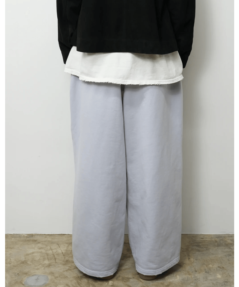 ANCELLM(アンセルム)】TUCK SWEAT PANTS -PURPLE | tadayoi ANCELLM(アンセルム)】TUCK SWEAT PANTS -PURPLE | tadayoi