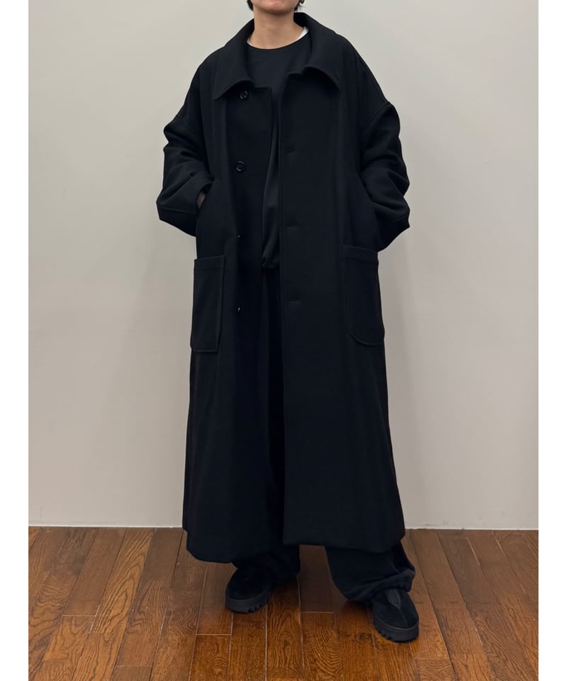 VOAAOV （ヴォアーブ）】/ WOOL LONG COAT TADAYOI -BLACK
