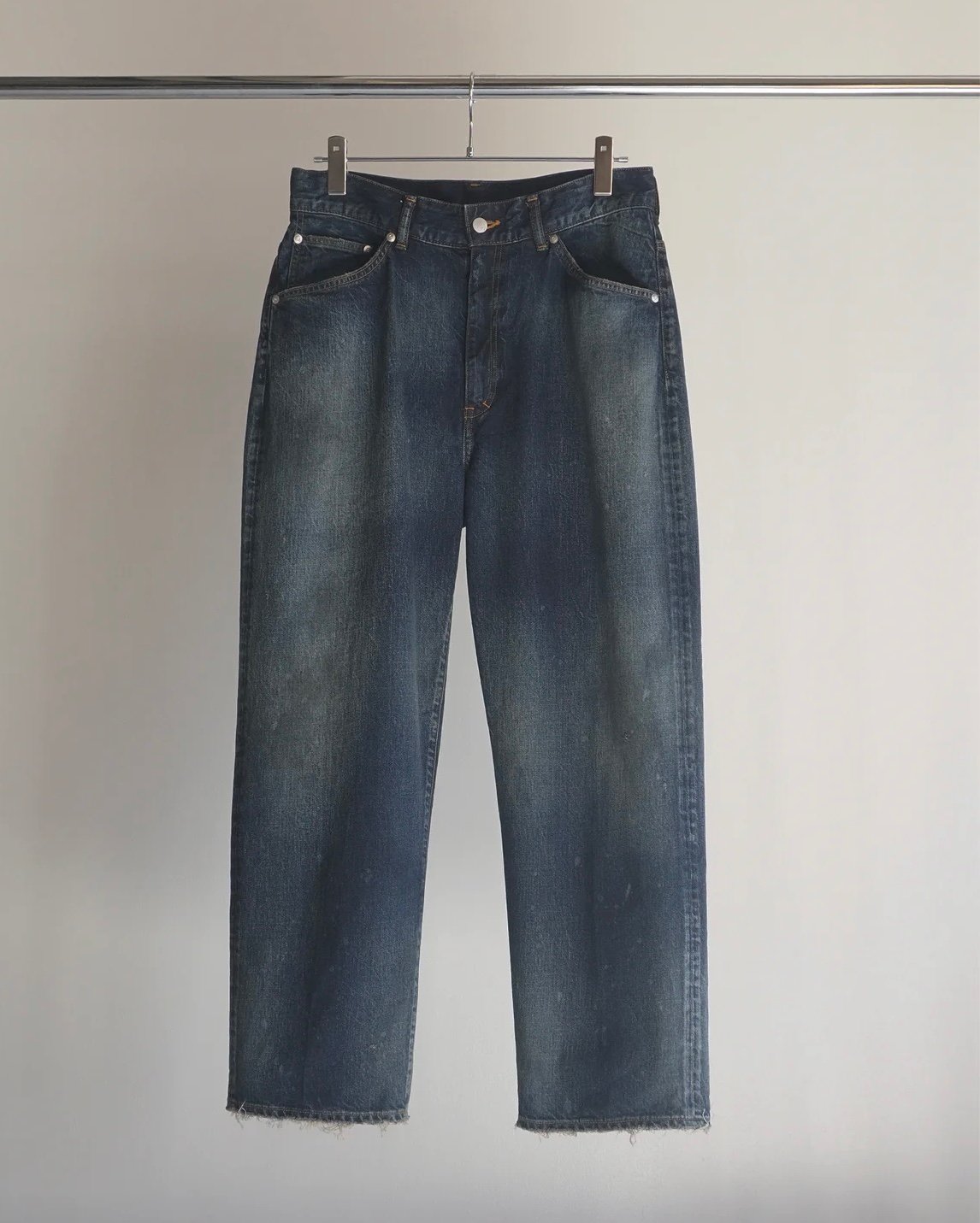ANCELLM(アンセルム)】AGING TAPERED 5P DENIM PANTS –I ANCELLM(アンセルム)】AGING TAPERED 5P DENIM PANTS –I