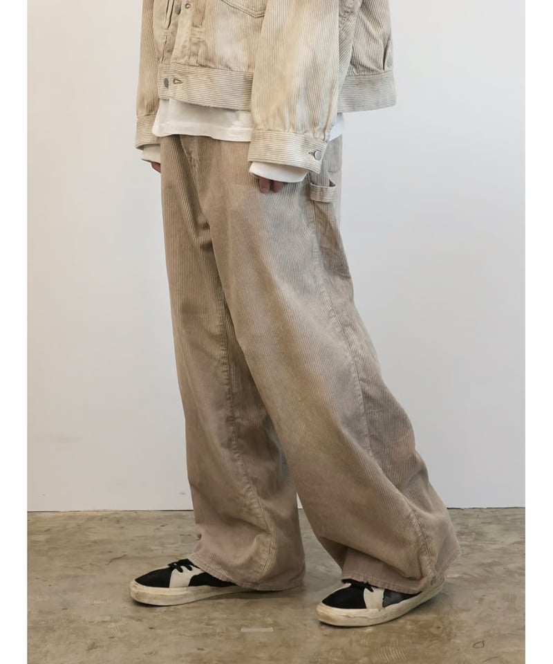 新品ANCELLM CORDED VELVETEEN PAINTER PANTS ANCELLM CORDED VELVETEEN PAINTER PANTS | Muster