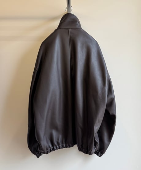 【YOKO SAKAMOTO（ヨーコサカモト）】ZIP BLOUSON -BROWN（ HIMALAYAN SHEEP）