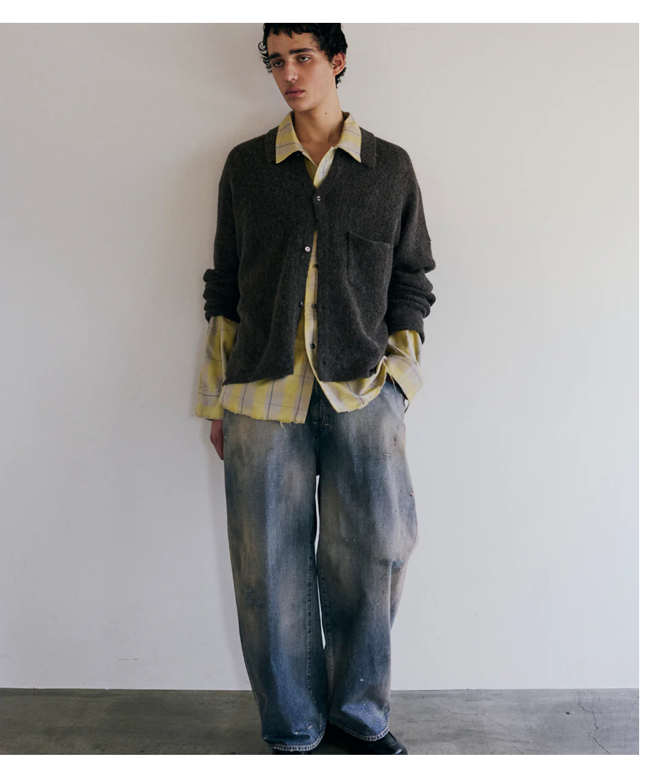 ANCELLM（アンセルム）】C/R CHECK SHIRT -YELLOW | tadayoi