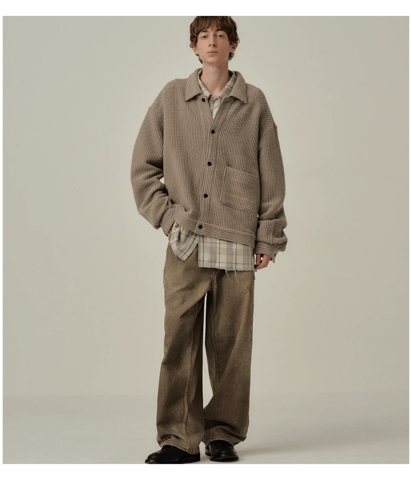 ANCELLM（アンセルム）】WOOL CORDUROY WORK SHIRT JACKET