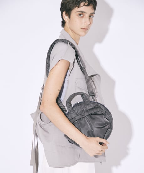 【beautiful people（ビューティフルピープル）】POTRxbp helmet bag in nylon twill–ecru