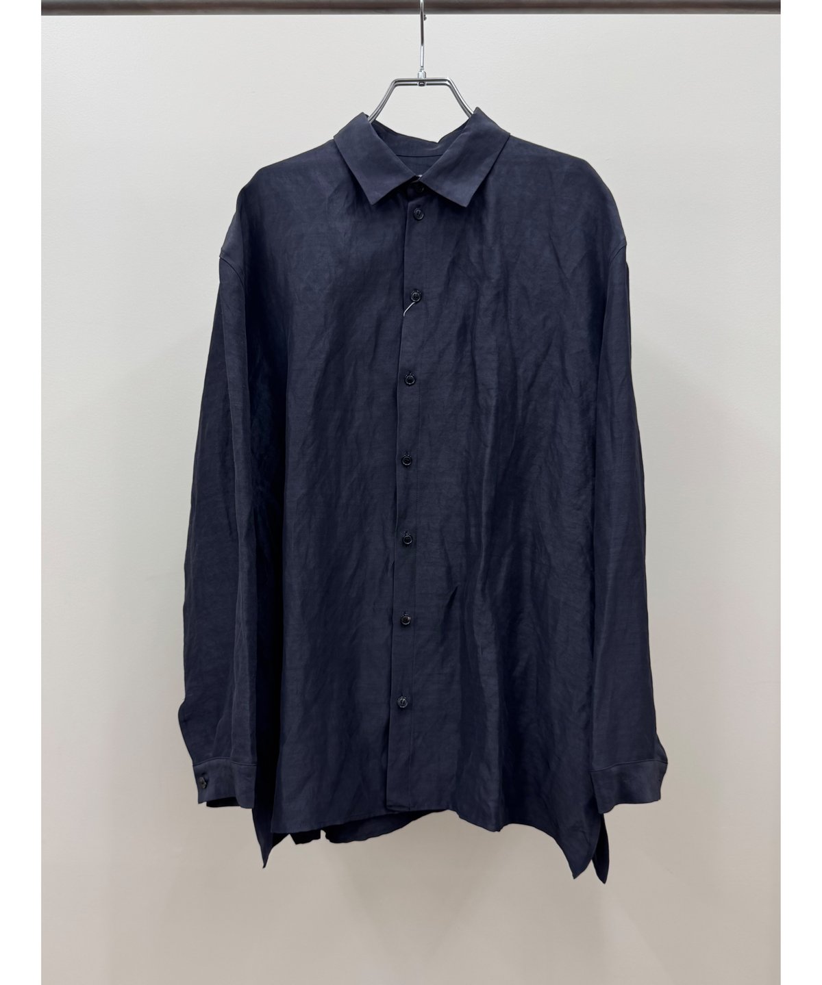 【nonnotte ノノット】Oversized Shirt nonnotte（ノノット）】Oversized Shirt ver.B -Obsidian