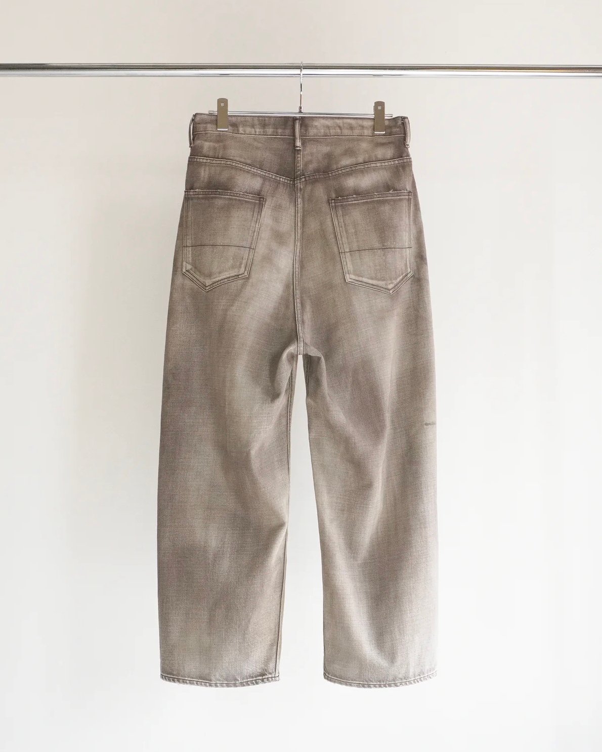 パンツ ANCELLM AGING WIDE DENIM 5P PANTS BROWN ANCELLM - AGING WIDE DENIM 5P PANTS | BROWN | デニム | NapsNote