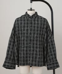 トップス ancellm WASH WOOL TAILORED SHIRT ANCELLM - WASH WOOL TAILORED SHIRT | COELACANTH アンセルム 正規