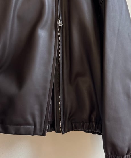 【YOKO SAKAMOTO（ヨーコサカモト）】ZIP BLOUSON -BROWN（ HIMALAYAN SHEEP）