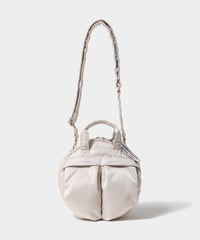 【beautiful people（ビューティフルピープル）】POTRxbp helmet bag in nylon twill–ecru