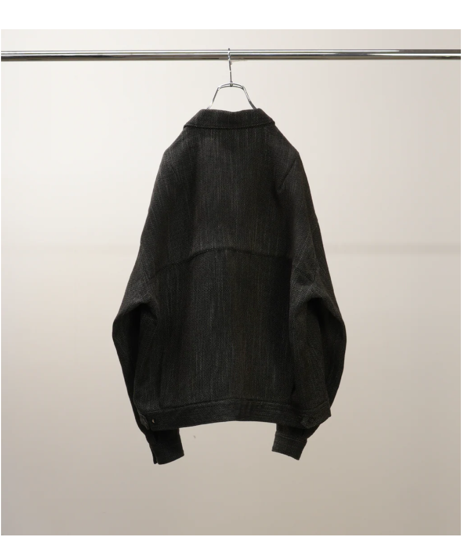 ANCELLM（アンセルム）】MELANGE WOOL WORK SHIRT BLOUSON