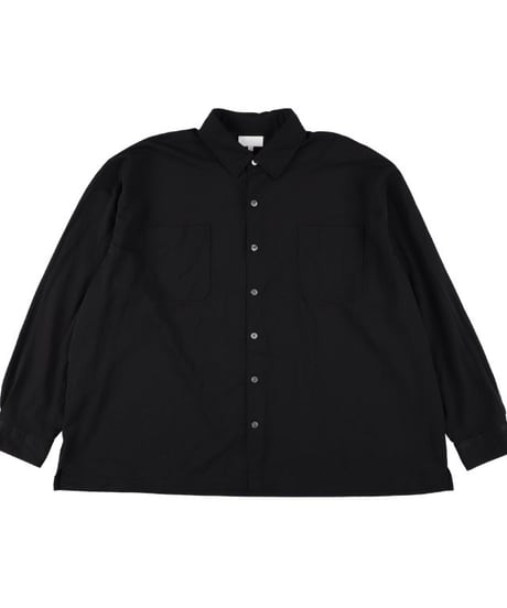 【KANEMASA PHIL.（カネマサ フィル）】 36G Nylon Balise Shirt -BLACK DYE