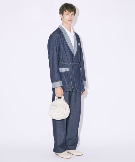 【beautiful people（ビューティフルピープル）】POTRxbp helmet bag in nylon twill–ecru