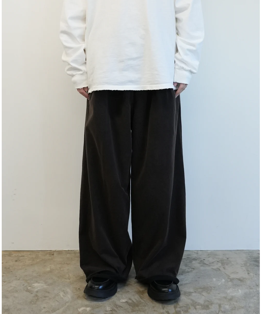 ANCELLM FADED DRAPE WIDE EASY CUT SLACKS