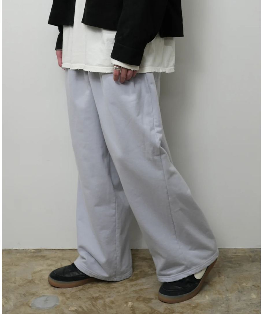 TUCK SWEAT PANTS(PURPLE) – ANCELLM