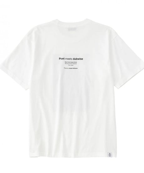 【POET MEETS DUBWISE（ポエトミーツダブワイズ） 】BLACK ALLEYS OF MEXICO T-Shirt　−WHITE