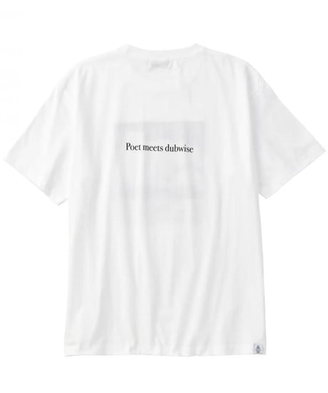 【POET MEETS DUBWISE（ポエトミーツダブワイズ） 】CLOUDS T-shirt　-WHITE