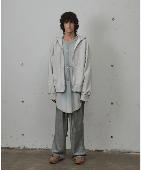 【ANCELLM（アンセルム）】ZIP HOODIE -HEATHER