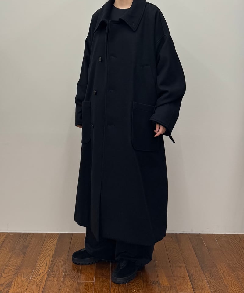 VOAAOV （ヴォアーブ）】/ WOOL LONG COAT TADAYOI -BLACK