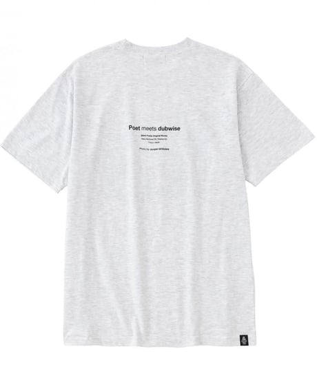 【POET MEETS DUBWISE（ポエトミーツダブワイズ） 】CANADIAN ROCKIES T-Shirt　−ASHGREY