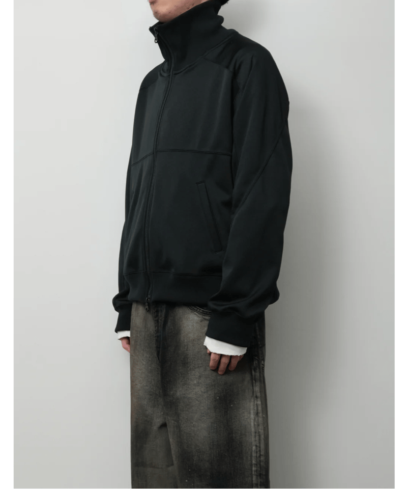 ANCELLM(アンセルム)】DRIVERS TRACK JACKET -BLACK | t ANCELLM(アンセルム)】DRIVERS TRACK JACKET -BLACK | t