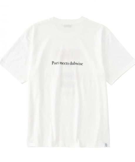 【POET MEETS DUBWISE（ポエトミーツダブワイズ） 】LOST AND FOUND T-Shirt　−WHITE