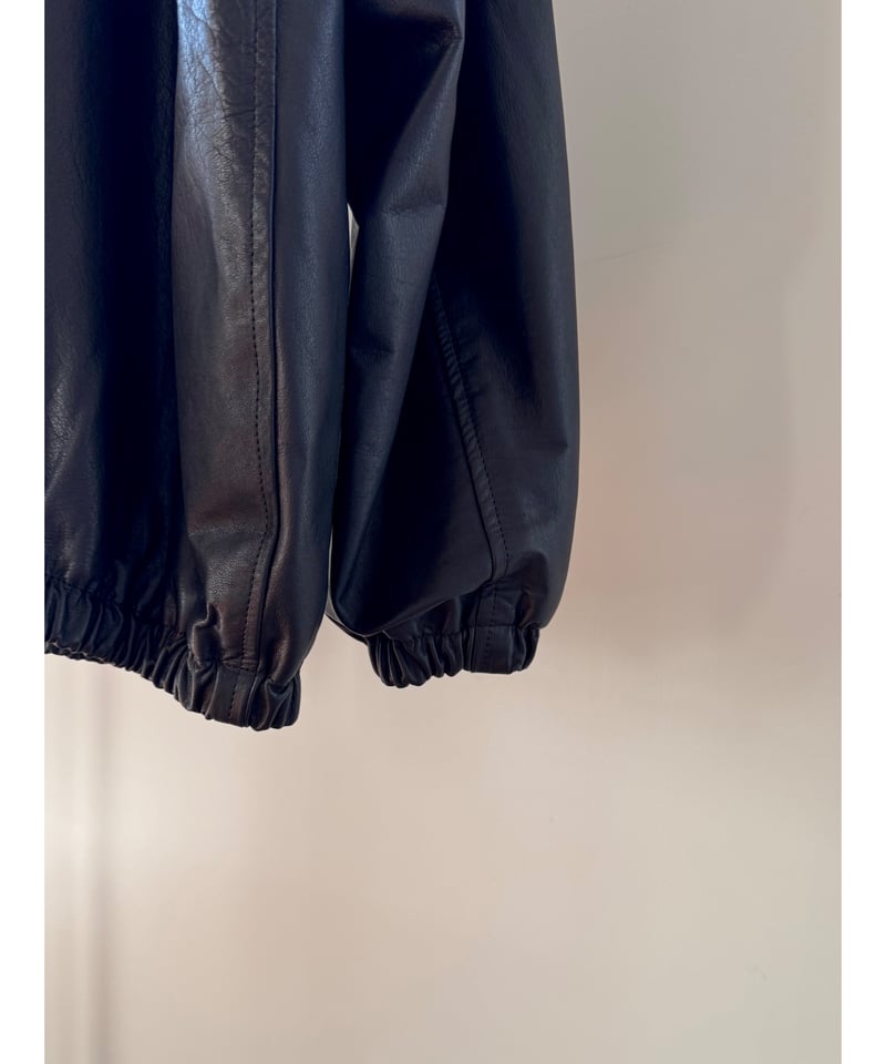 YOKO SAKAMOTO（ヨーコサカモト）】ZIP BLOUSON - BLACK-FG