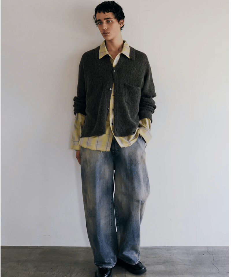 即完売 25aw ANCELLM アンセルム DENIM WIDE SLACKS 即完売 25aw ANCELLM アンセルム DENIM WIDE SLACKS - メルカリ