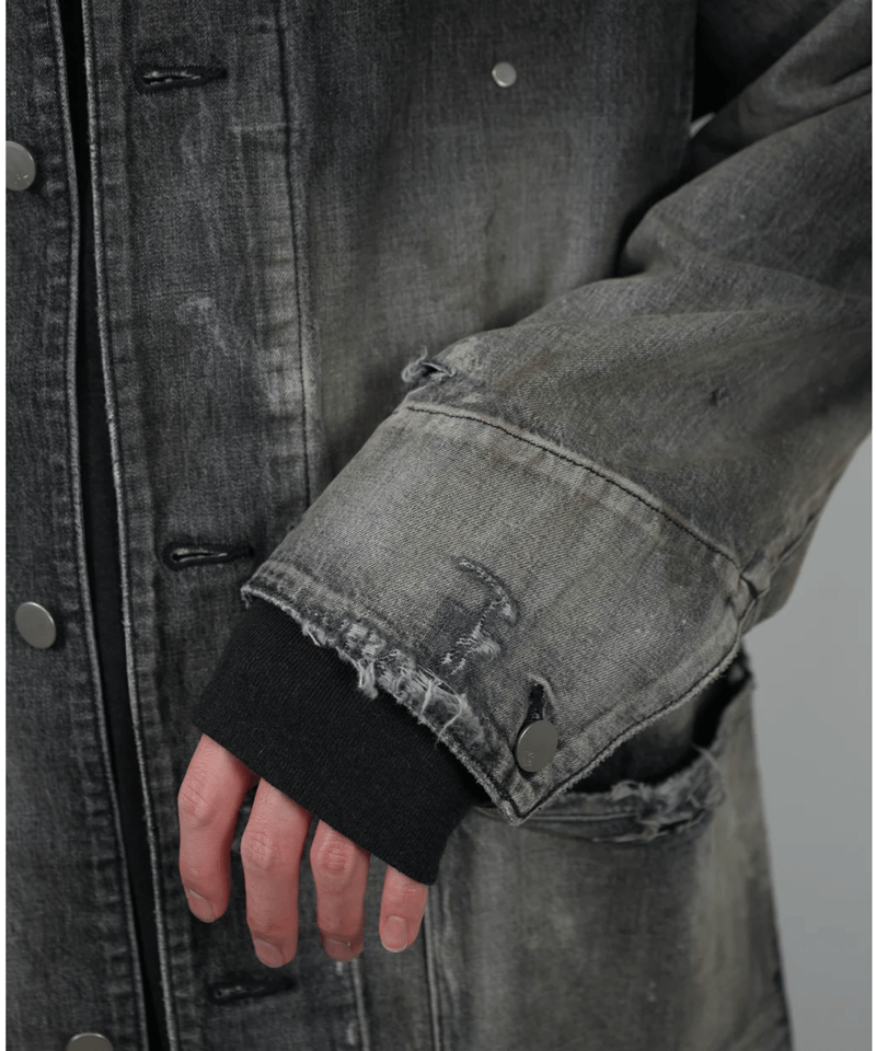 ANCELLM（アンセルム）】DENIM COVERALL -BLACK | tadayoi