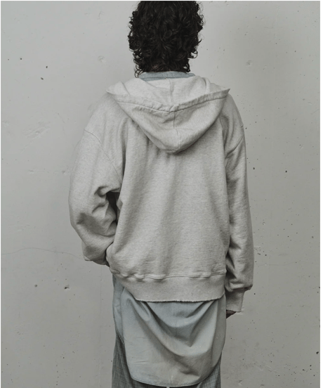 【ANCELLM（アンセルム）】ZIP HOODIE -HEATHER