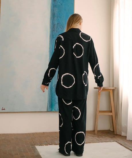 【SUKU HOME（スクホーム）】 WINTER PYJAMA SET -MOON