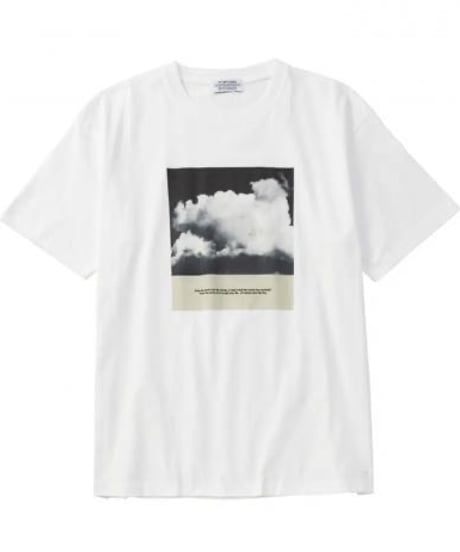 【POET MEETS DUBWISE（ポエトミーツダブワイズ） 】CLOUDS T-shirt　-WHITE