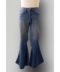 【SHINYAKOZUKA（シンヤコヅカ）】ORDINARY LIFE WASHED ORDINARY CITY CURTAIN LEGS -INDIGO