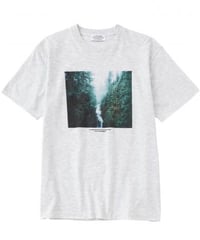 【POET MEETS DUBWISE（ポエトミーツダブワイズ） 】CANADIAN ROCKIES T-Shirt　−ASHGREY
