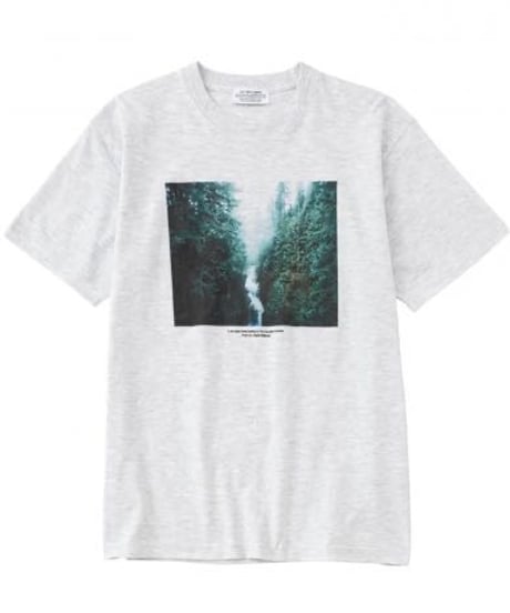 【POET MEETS DUBWISE（ポエトミーツダブワイズ） 】CANADIAN ROCKIES T-Shirt　−ASHGREY
