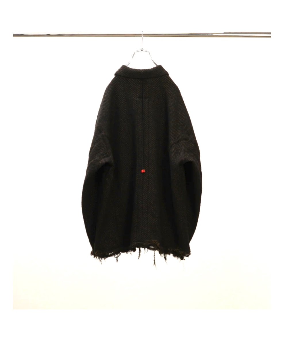 ANCELLM（アンセルム）】DAMAGE WOOL HERRINGBONE COVER A