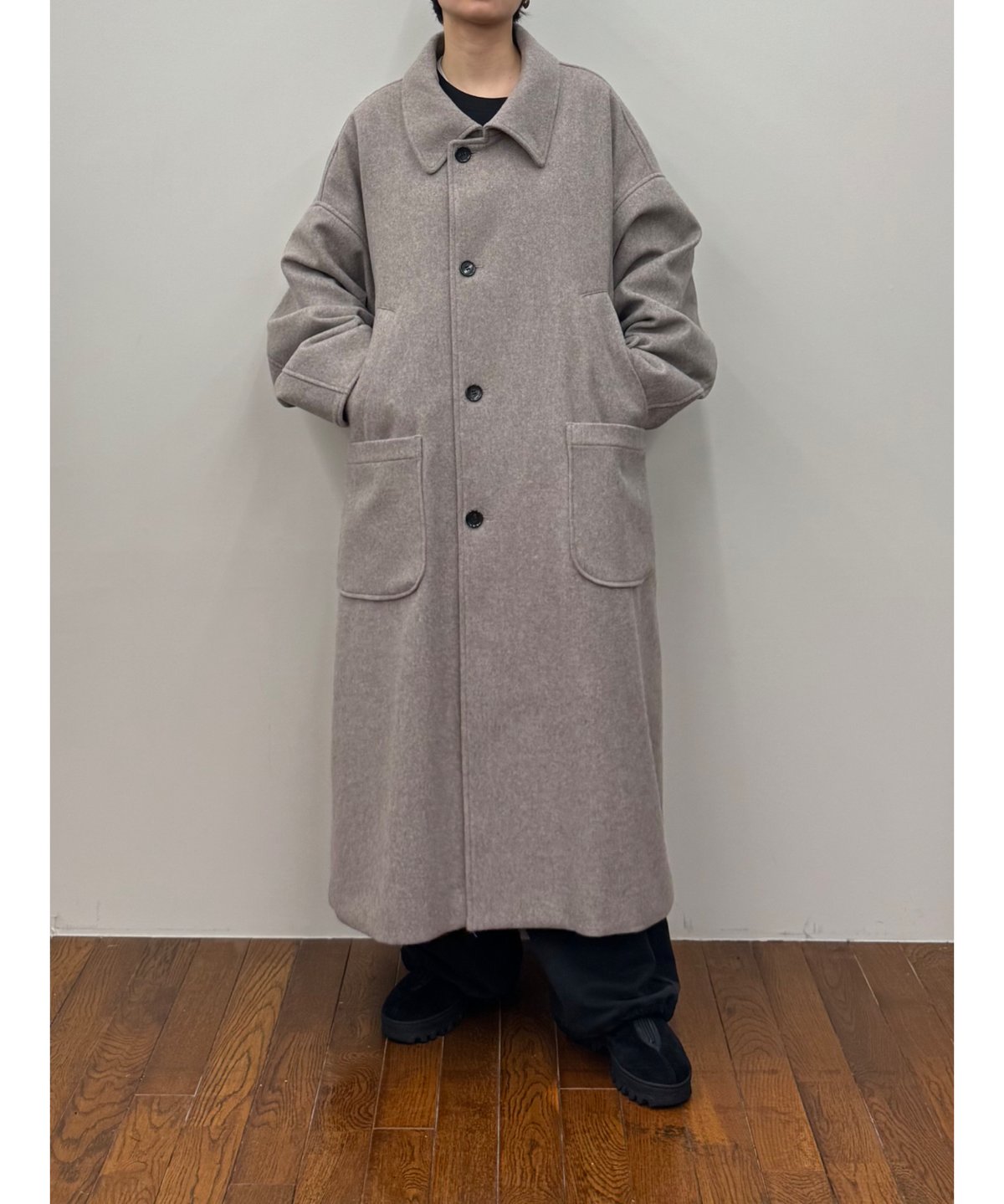 VOAAOV （ヴォアーブ）】/ WOOL LONG COAT TADAYOI -BROWN