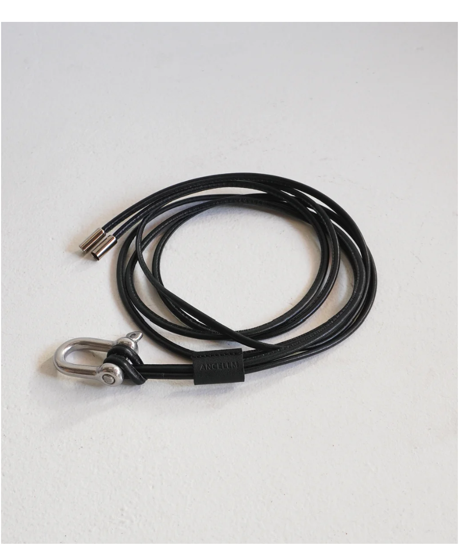 ANCELLM(アンセルム)】LEATHER ROPE BELT | tadayoi ANCELLM(アンセルム)】LEATHER ROPE BELT | tadayoi