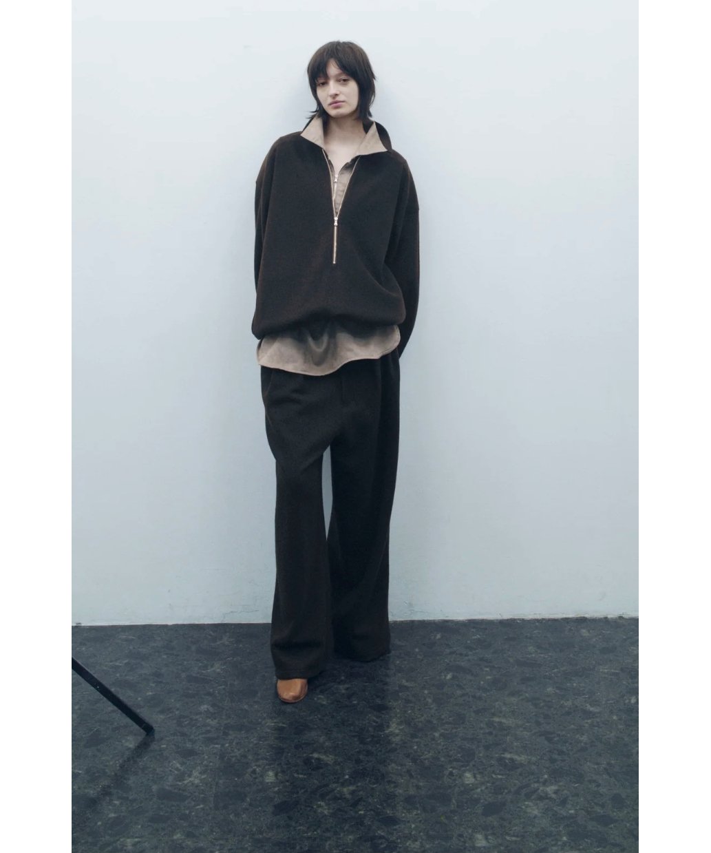ANCELLM アンセルム 癒し レイヤード スウェットパンツ