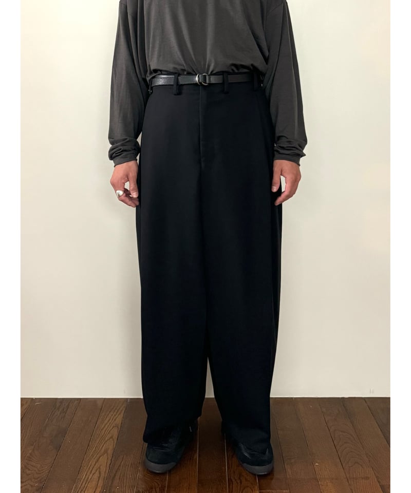 nonnotte（ノノット）】Draping Crotch Box Pleats Trous