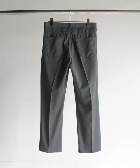 ANCELLM /  W/P STRAIGHT PANTS -D.GREEN-