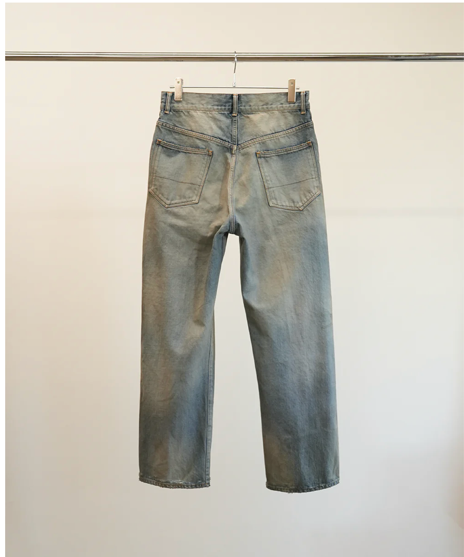 パンツ ANCELLM SELVEDGE DENIM STRAIGHT 5P PANTS SELVEDGE DENIM STRAIGHT 5P PANTS – ANCELLM